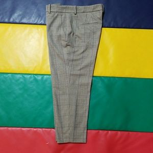 Straight Fit Plaid Pants